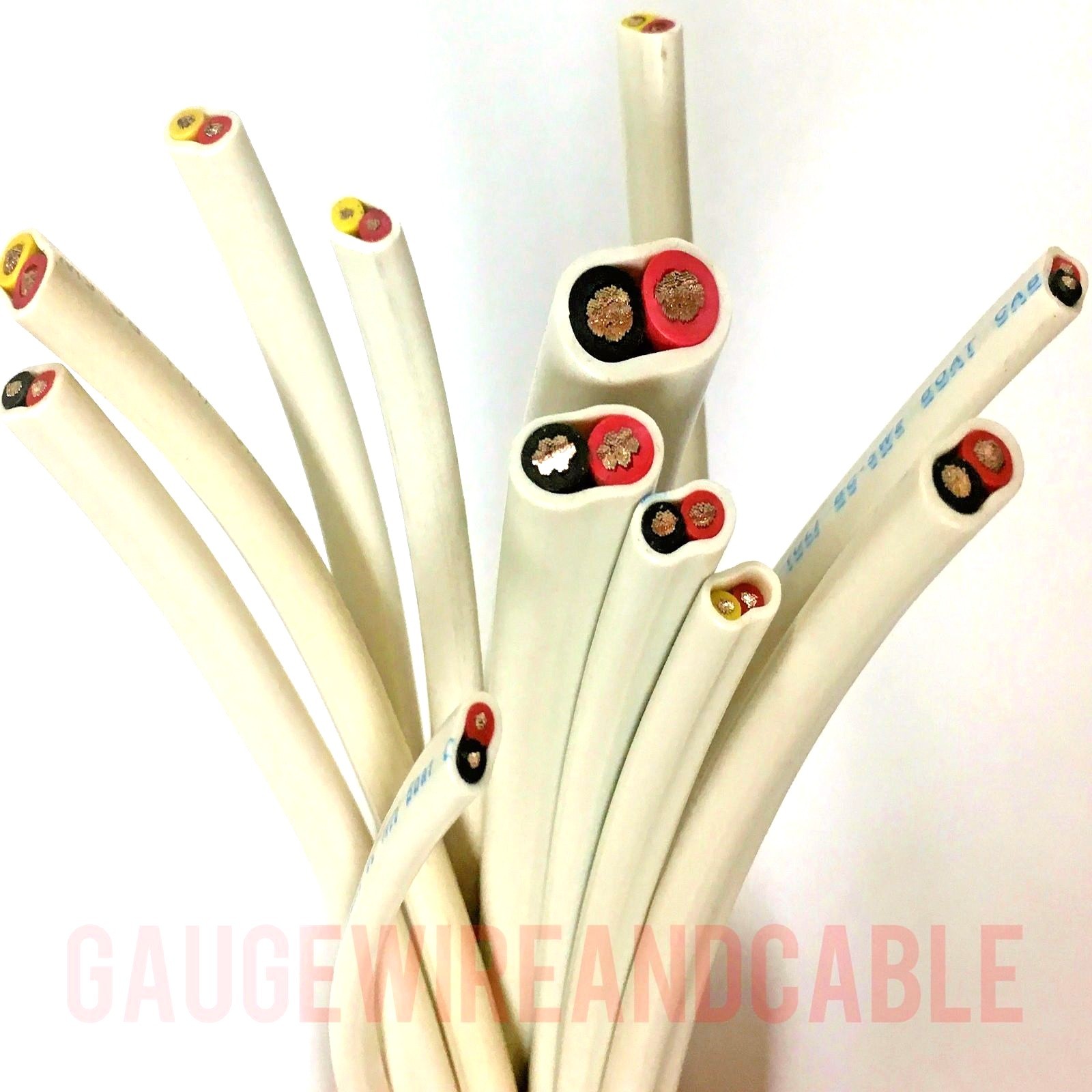 Marine Grade Wire Duplex Boat Cable Tinned Copper USA Made - AWG Gauge All Sizes
