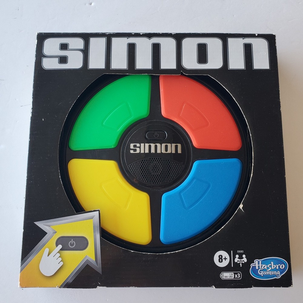 Hasbro Simon Classic Retro Handheld Electronic Memory Game WORK TESTED