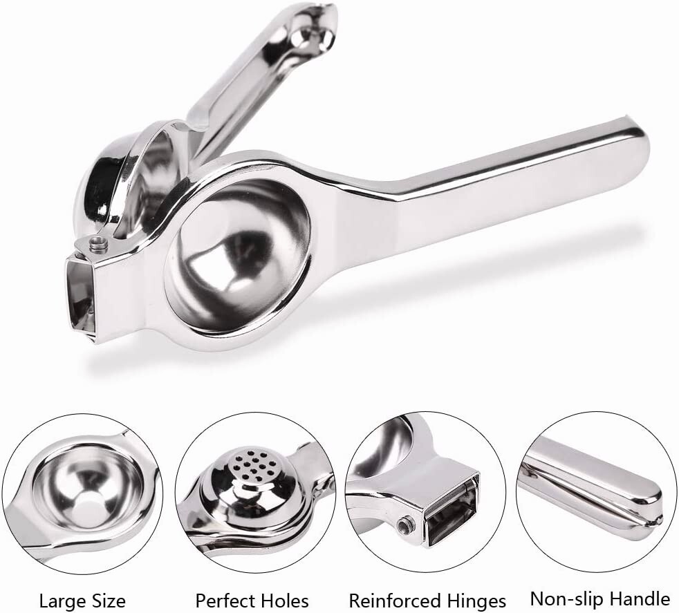 Stainless Steel Kitchen & Bar Lemon Orange Lime Squeezer Juicer Hand Press Tool