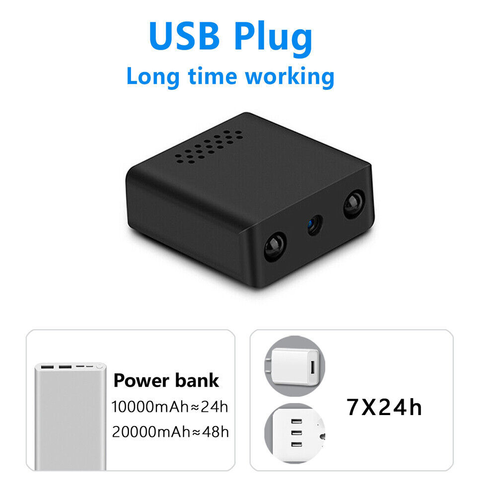 Mini Camera WiFi 1080P HD Home PIR DVR Camcorder Night Vision Home Security Cam