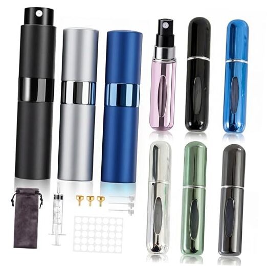 8Ml Atomizer Perfume Travel Size Spray Bottle Empty Refillable (3 Pcs) 5Ml