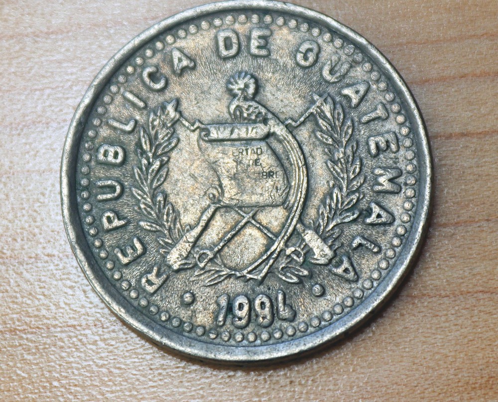 1994 Guatemala 25 Centavos