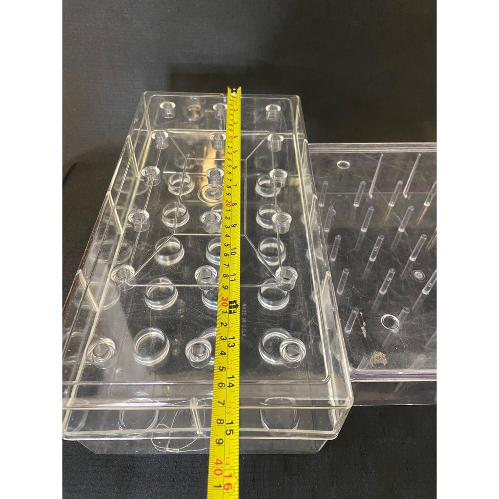 Large Plastic Sewing Thread Holder Case Boxes set of 3