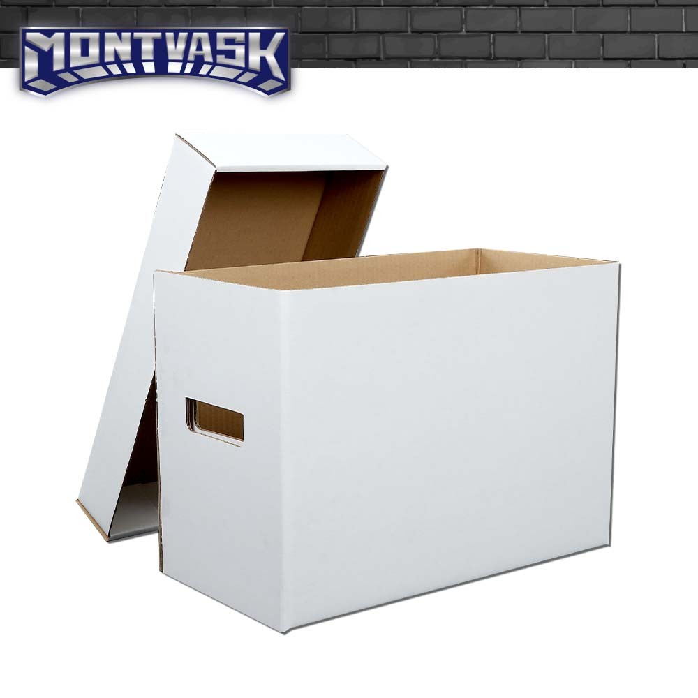 10Pcs Comic Books Storage Boxes Short Holds 150-175 Stackable Durable Archive US