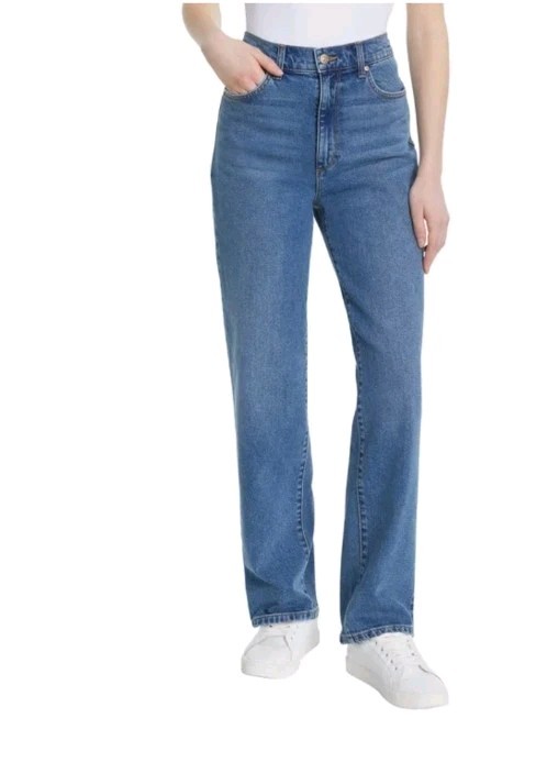 GLORIA VANDERBILT WOMEN'S RELAXED STRAIGHT JEAN HIGH RISE, AUTHENTIC DENIM.