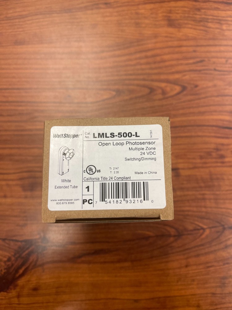 LMLS-500-L Wattstopper Open Loop Photosensor Multiple Zone 24 VDC Switching/Dim