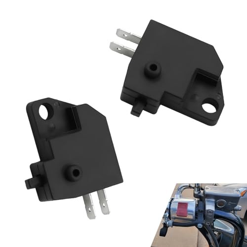 1 Pair Motorcycle Brake Light Switch, Fast Response Left & Right Brake Light