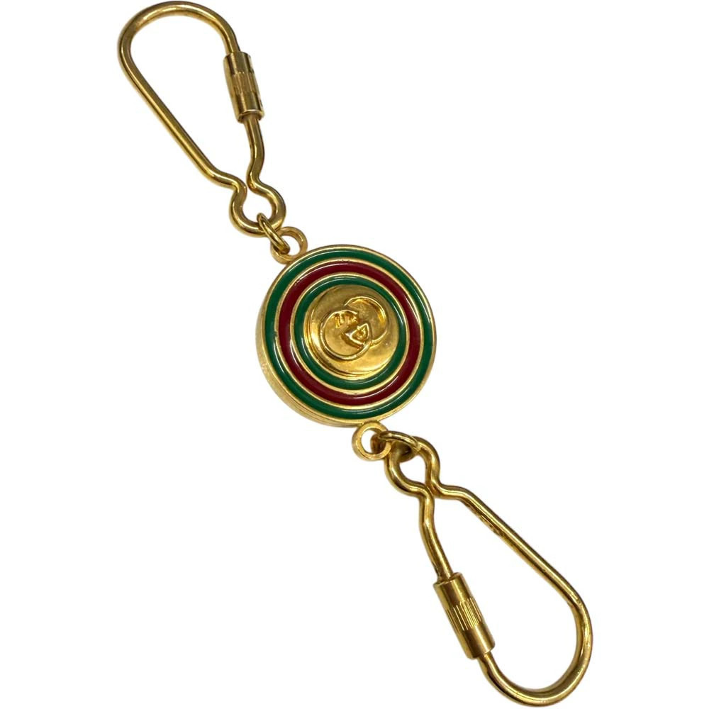 GUCCI Interlocking G key ring Authentic From Japan