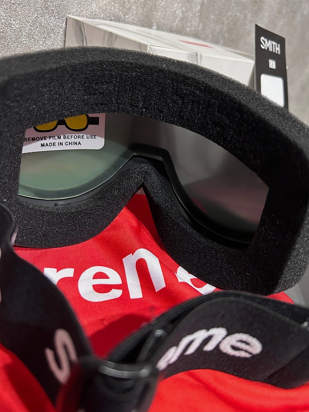 Supreme x Smith Ski Snowboard Goggles Black Off-Road ATV Dirt Bike FW15 New US