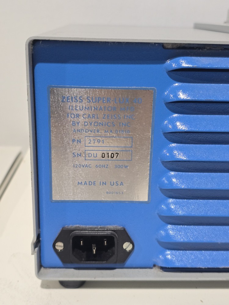 Zeiss Super-Lux 40 OPMI Microscope Illuminator
