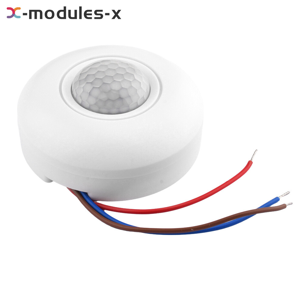 AC85-265V Infrared PIR Motion Induction Sensor 360° Detection For Ceiling Light