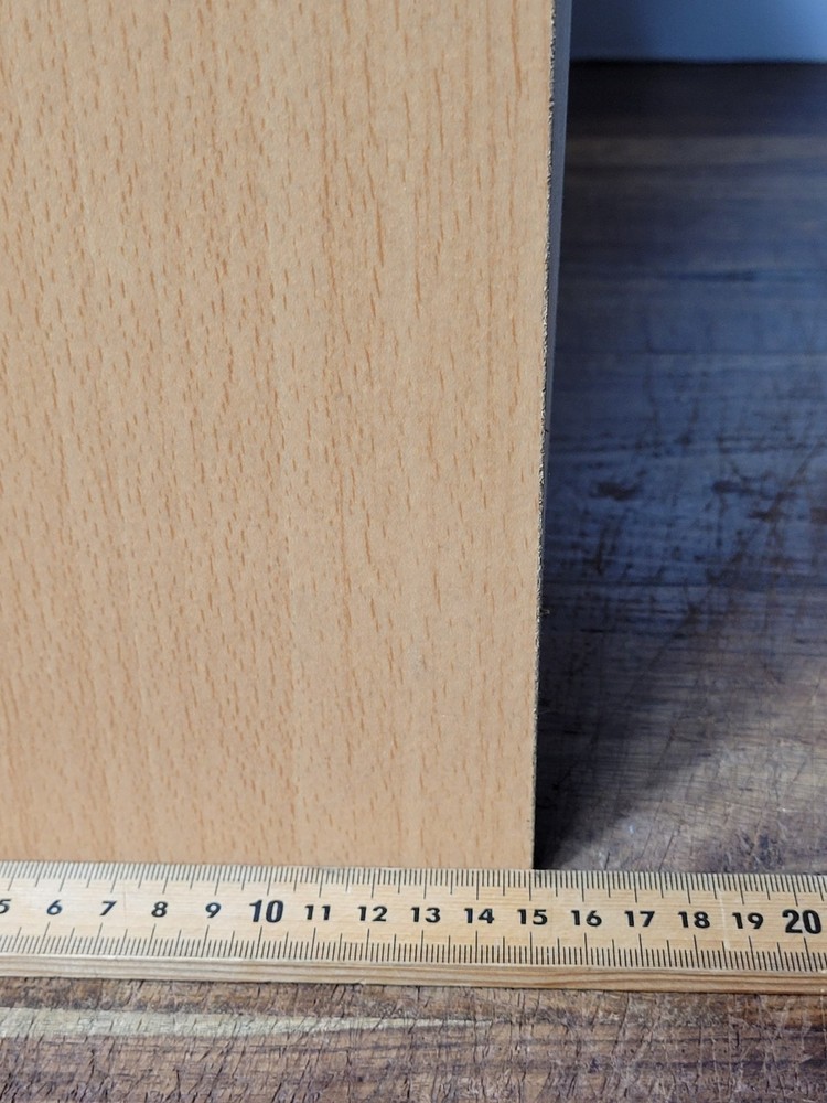 CD STORAGE BOX, 60 CD HOLDER, TIMBER AND PLASTIC CONSTRUCT