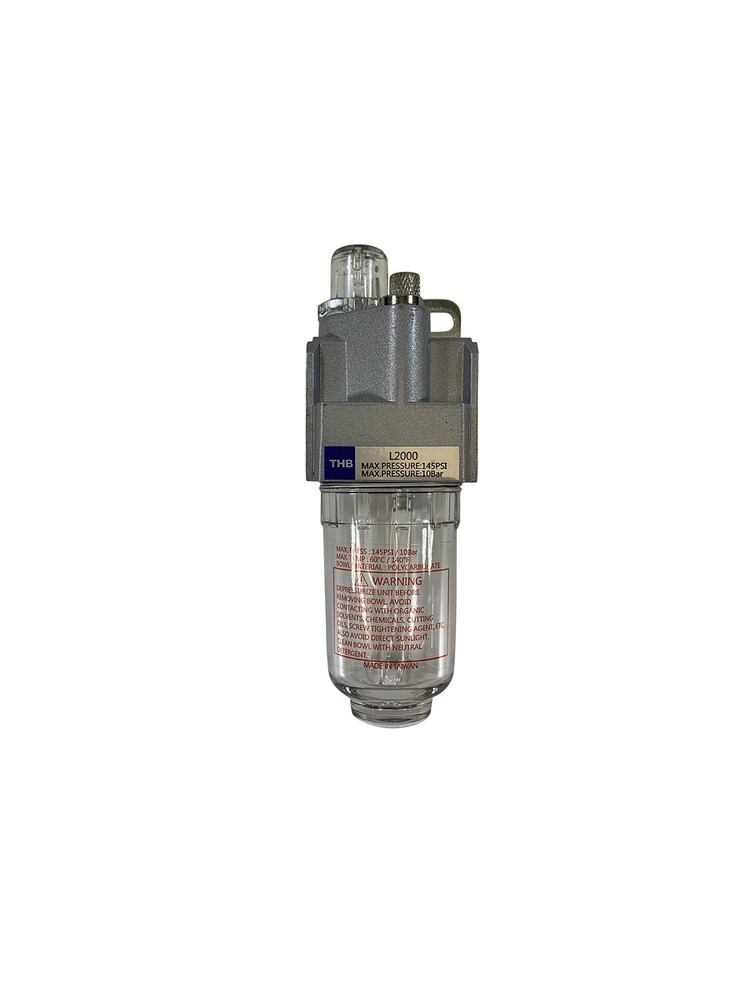 1/4" Mini LUBRICATOR air in line OILER compressed compressor Red