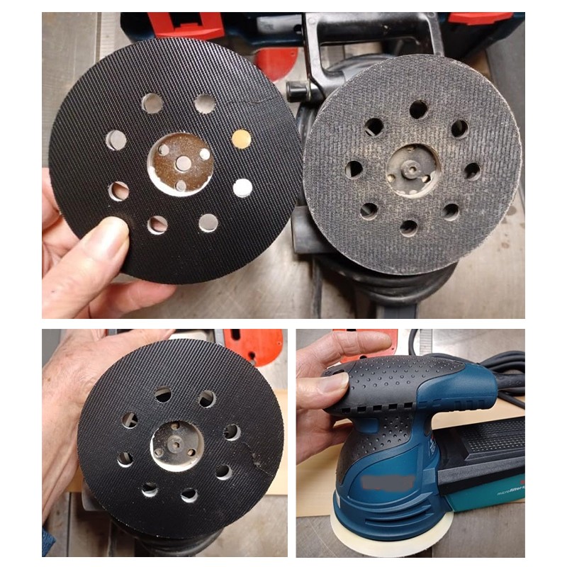 5" 8-Hole Hook&Loop Sander Backing Pad for Bosch RS032 RS031 3107DVS 3725DEVS