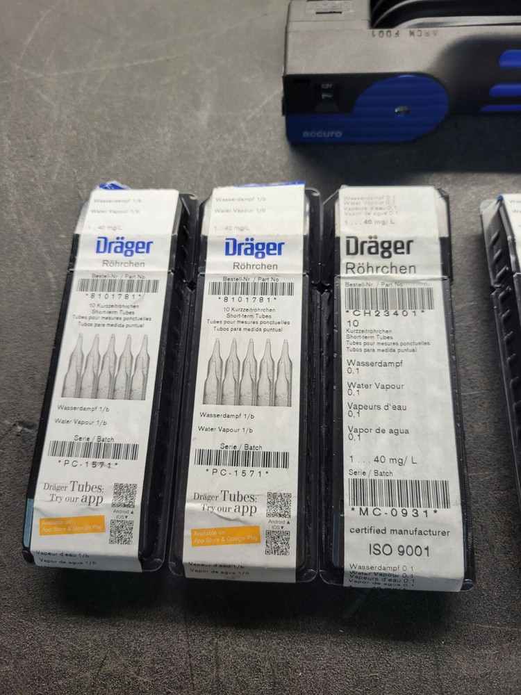 Drager Acurro Bellows Pump w/ Tubes