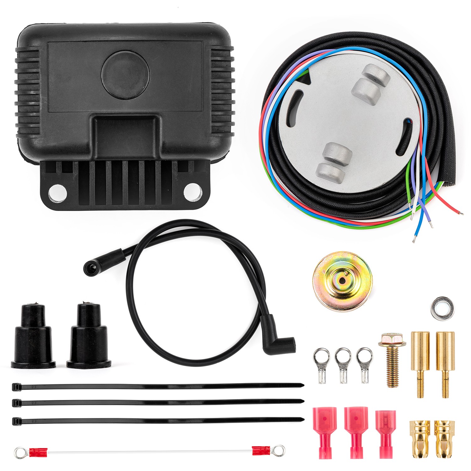 Single Fire Programmable Ignition Coil Kit 53-660 For Harley Evo Big Twin & XL 7