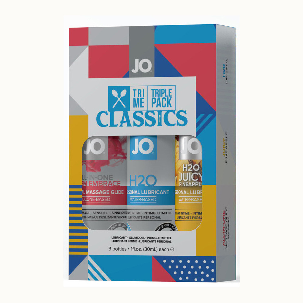 Jo Tri Me Triple Pack Classics Personal Lubricant Sampler