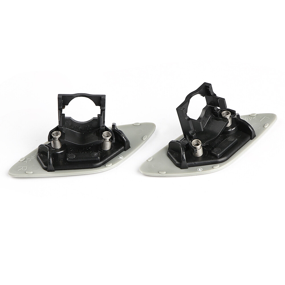 Pair Front Bumper Headlight Washer Cover Cap For BMW E92 Coupe E93 Convertible