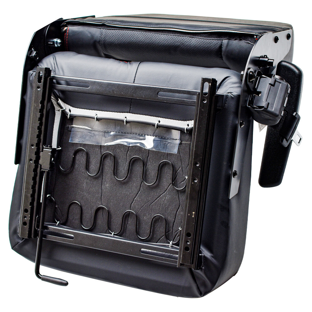 Universal Forklift Excavator Tractor Mower Seat with Armrest Safety Belt