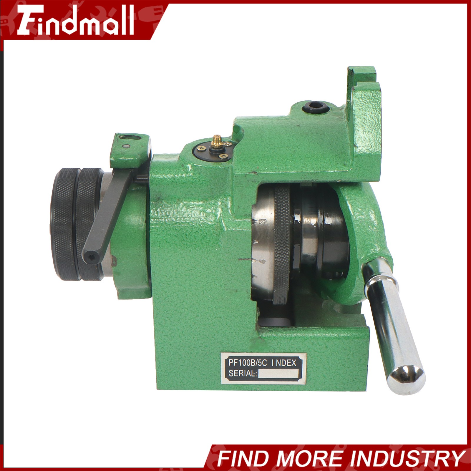 Findmall .0004" Thread 5C Collet Vertical Horizontal Spin Index Fixture Milling