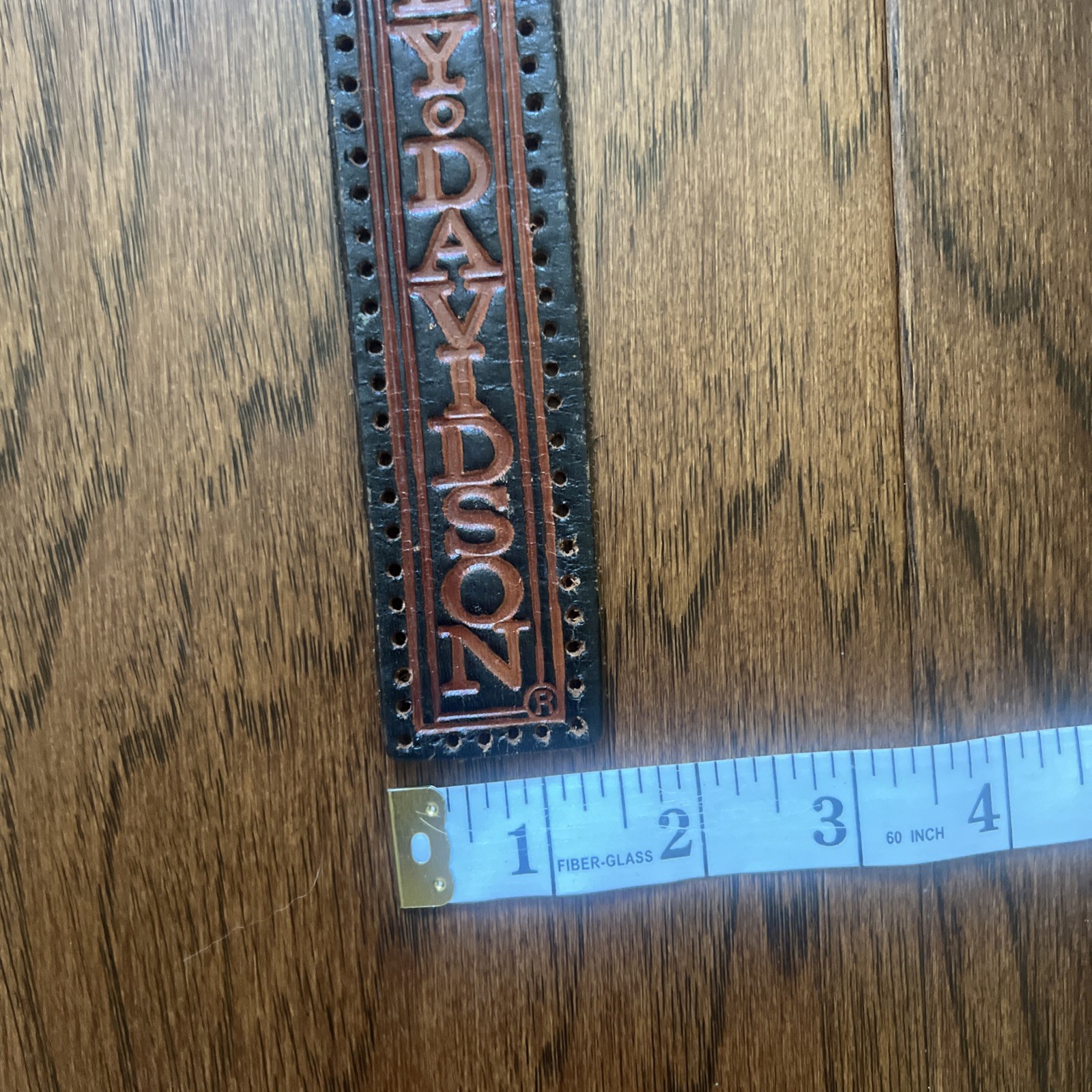 Vintage Harley Davidson Logo Leather Patch