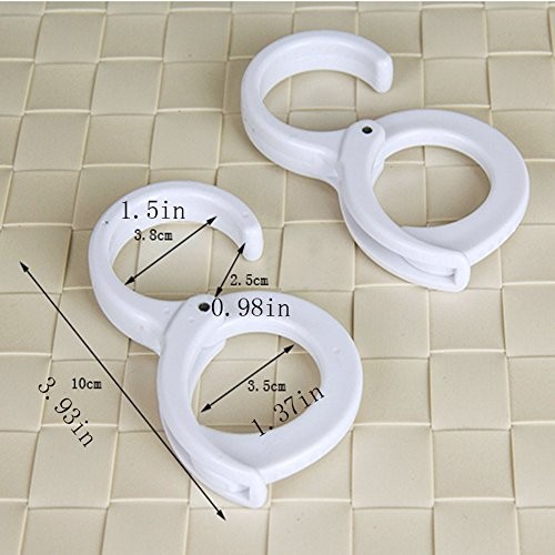 Multi-function Clip and Table Edge Hooks - Windproof Cross Bar Hooks (2 pcs)