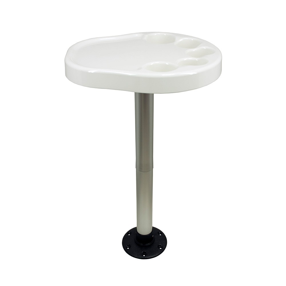 Springfield Party Platter Thread-Lock™ Surface Mount Table Package - White 16...