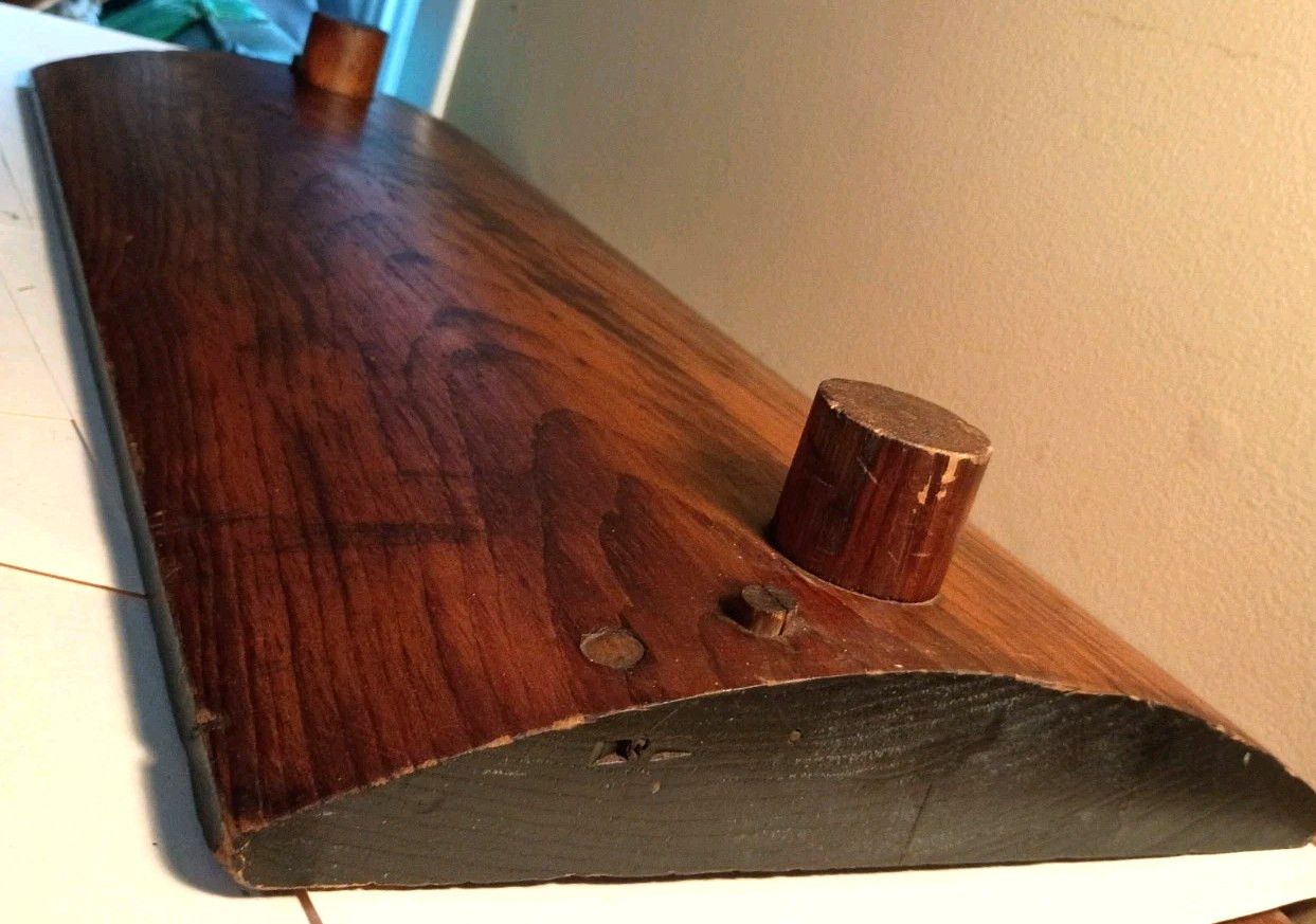 Antique Industrial Wooden Foundry Pattern Mold - C. 1920