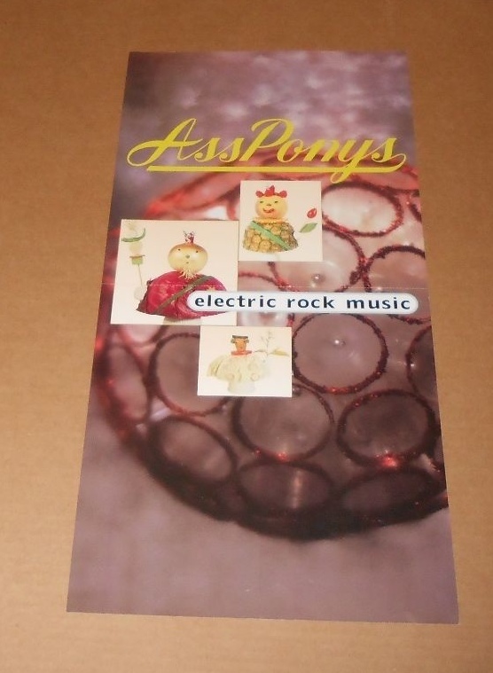 Ass Ponys Electric Rock Music Poster Flat Original 1994 Promo 12x24 RARE