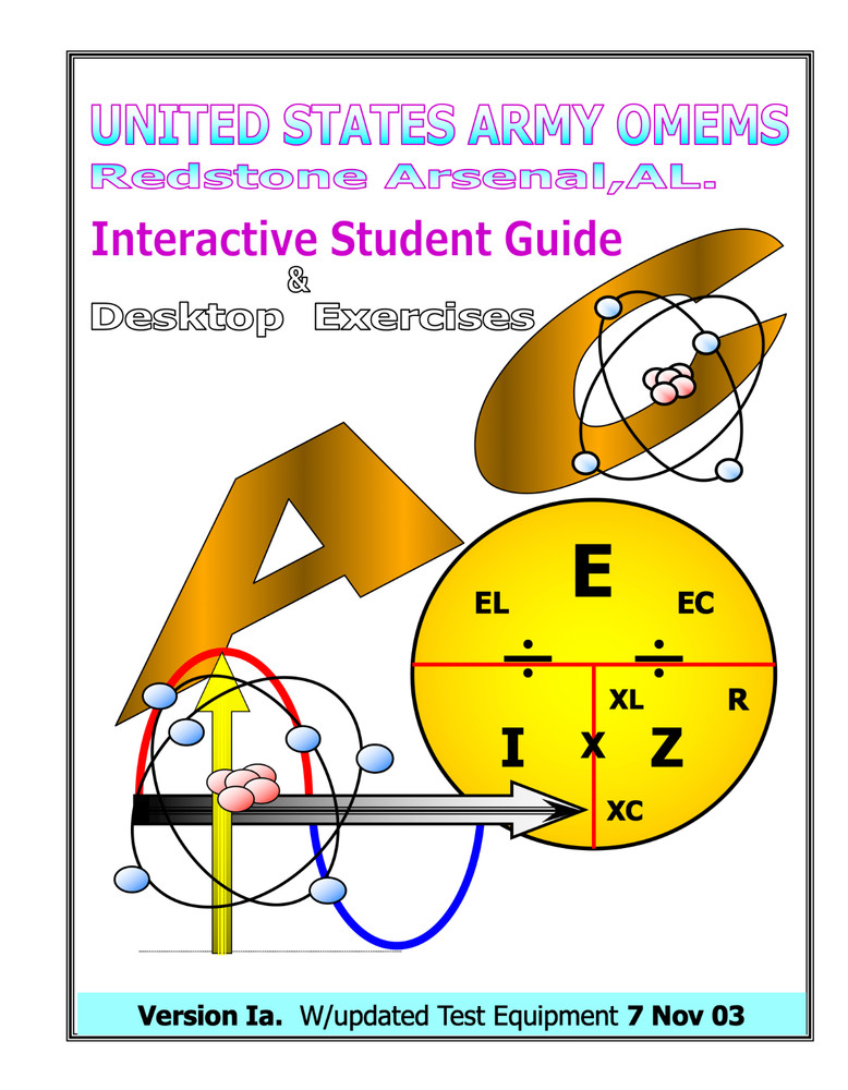 187 pg. REDSTONE ARSENAL ALTERNATING CURRENT Electronics Presentation on Data CD