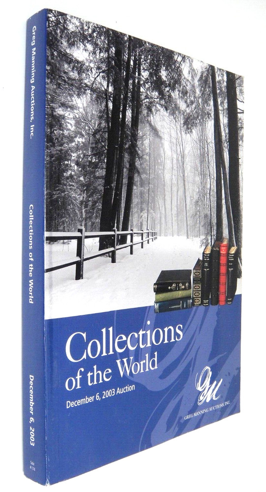 Greg Manning Stamp Auction Catalog 2003 Hadleigh Postcards Covers Topical