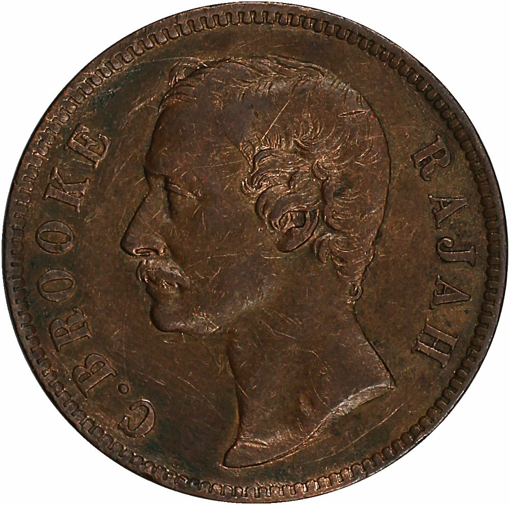 1870 Sarawack Copper Cent