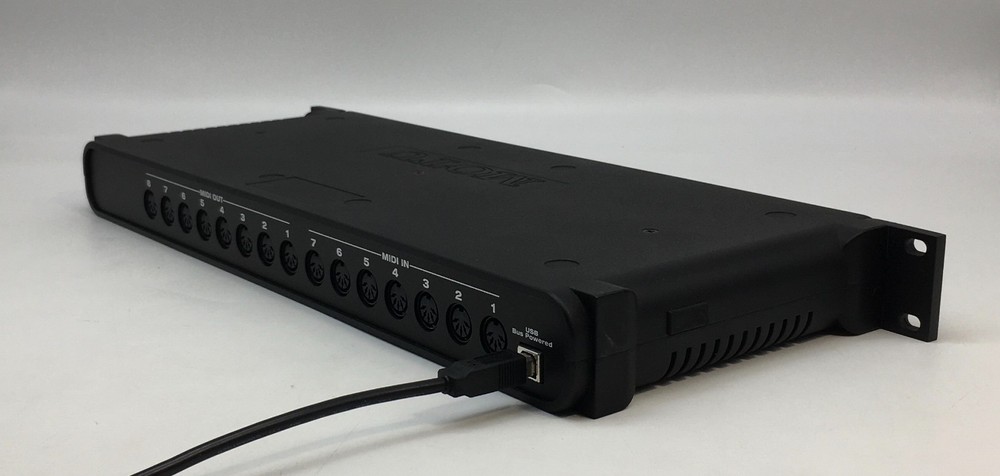 MOTU MIDI Express 128 USB MIDI Interface w/ Manual & Cable Tested Excellent