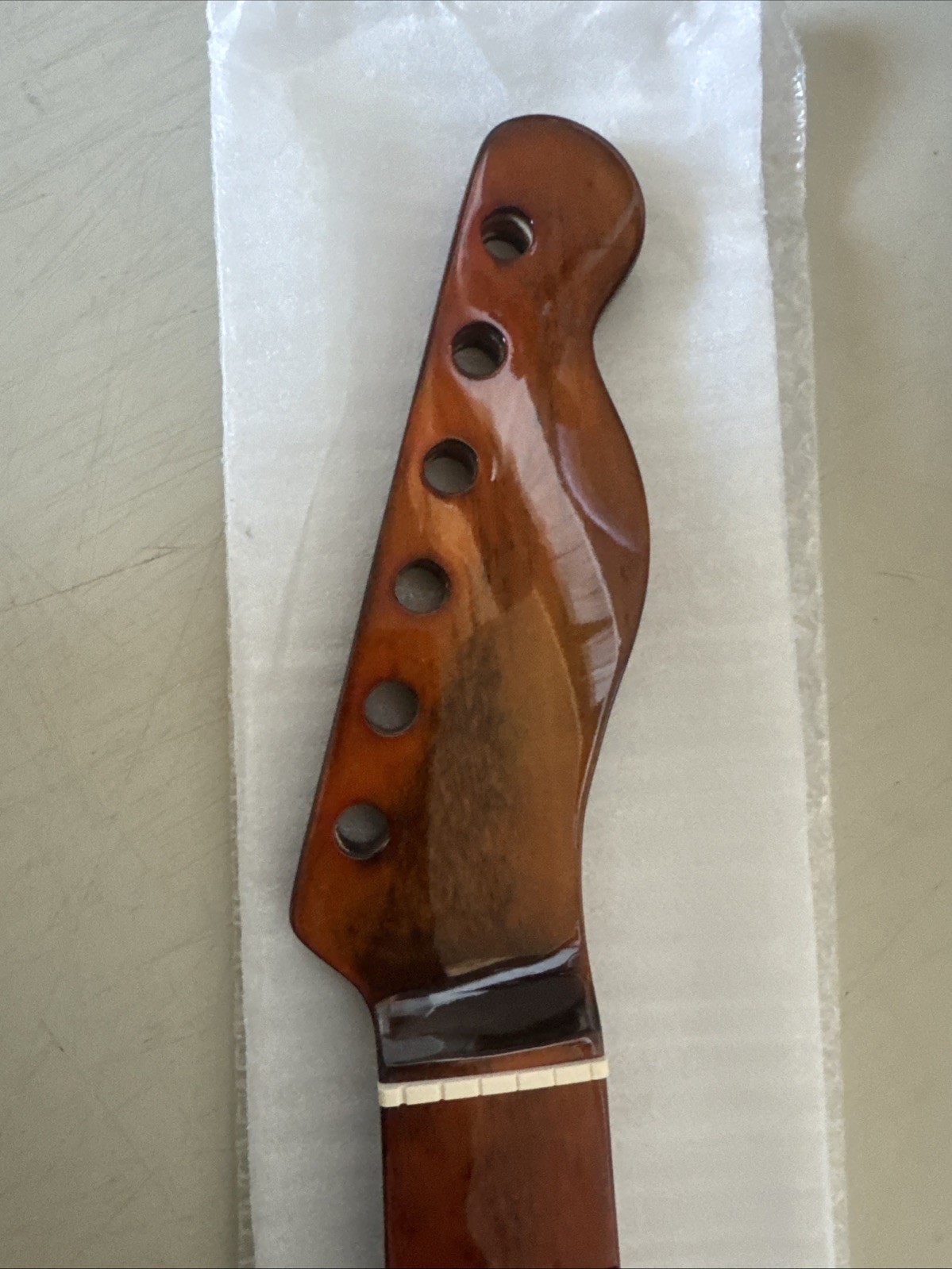 RuiJOIWAT Vintage 21 Frets Telecaster Guitar Neck - Red Wood Glossy