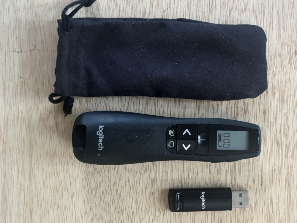 Logitech Professional Slideshow Remote Laser Pointer Presenter