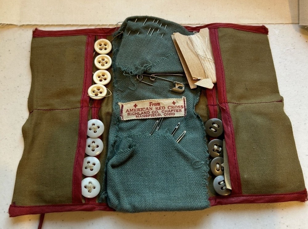 American Red Cross Richland CO Chapter Mansfield Ohio Sewing Kit