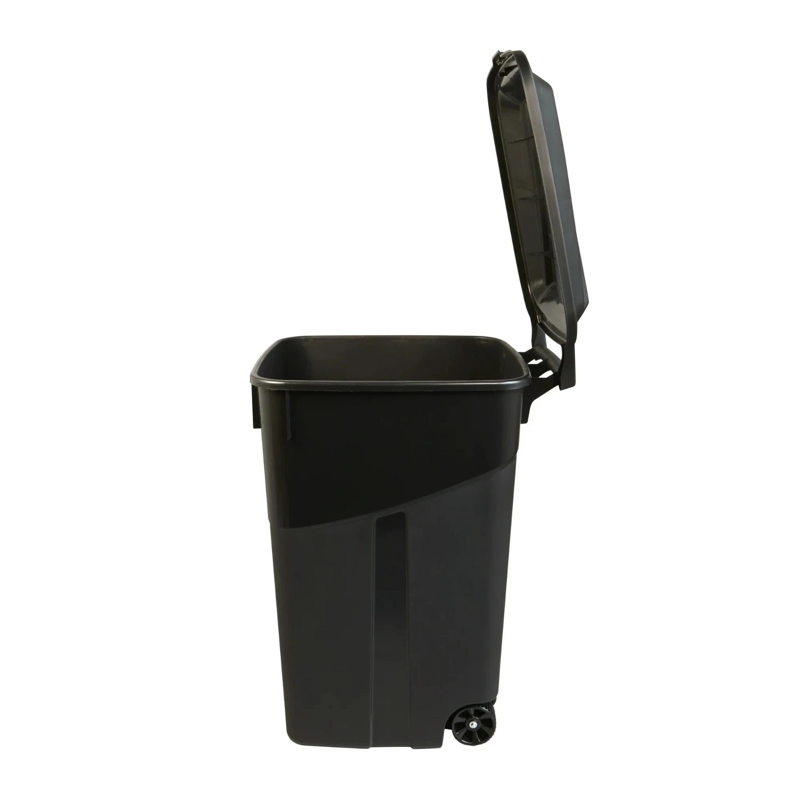 (2 pack) Hyper Tough 45 Gallon Wheeled Heavy Duty Plastic Garbage Can
