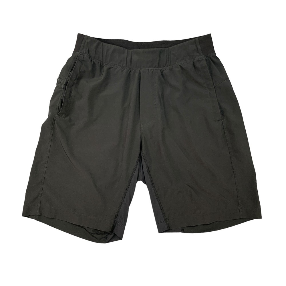 Lululemon Active Short Men M Medium Elastic Drawstring Waist Workout Lined *READ