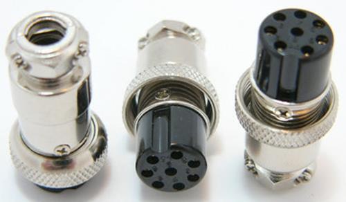 8-Pin Microphone Plug Cable End/Jack, One Connector