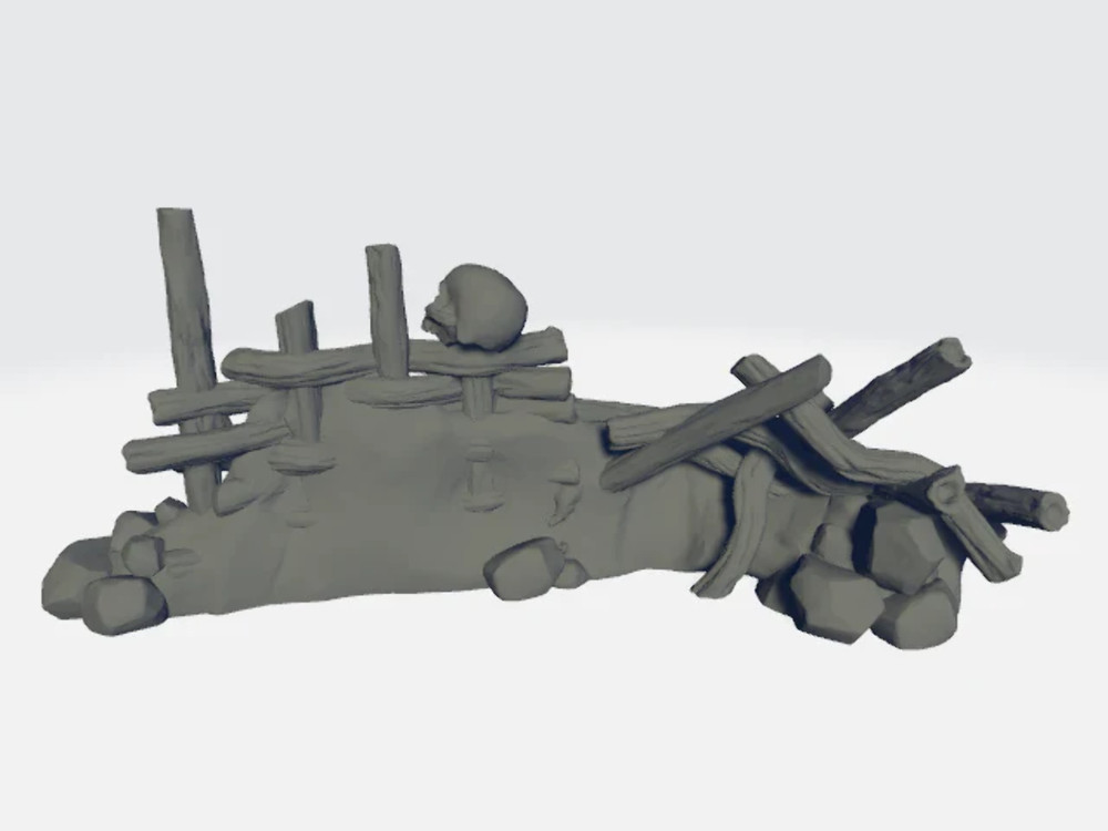 StoneAxe Miniatures - Fence #3