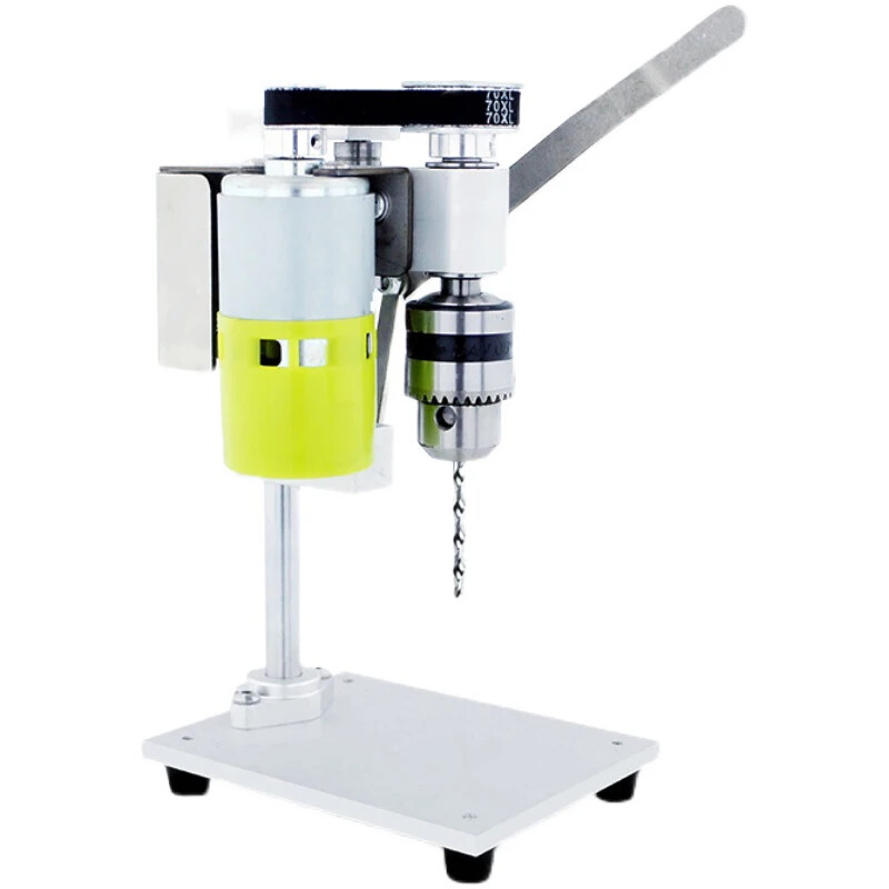Micro Bench Drill Desktop DC Speed Regulating Electric Drill Drilling Machine