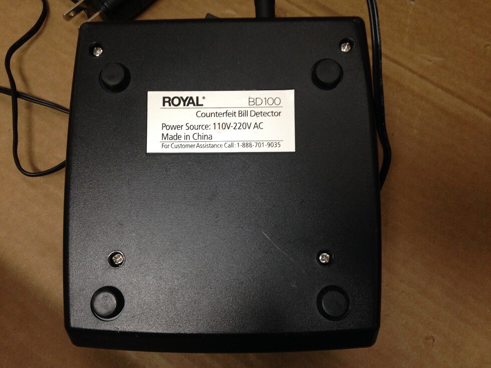 Royal Electronic Counterfeit Detector BD100