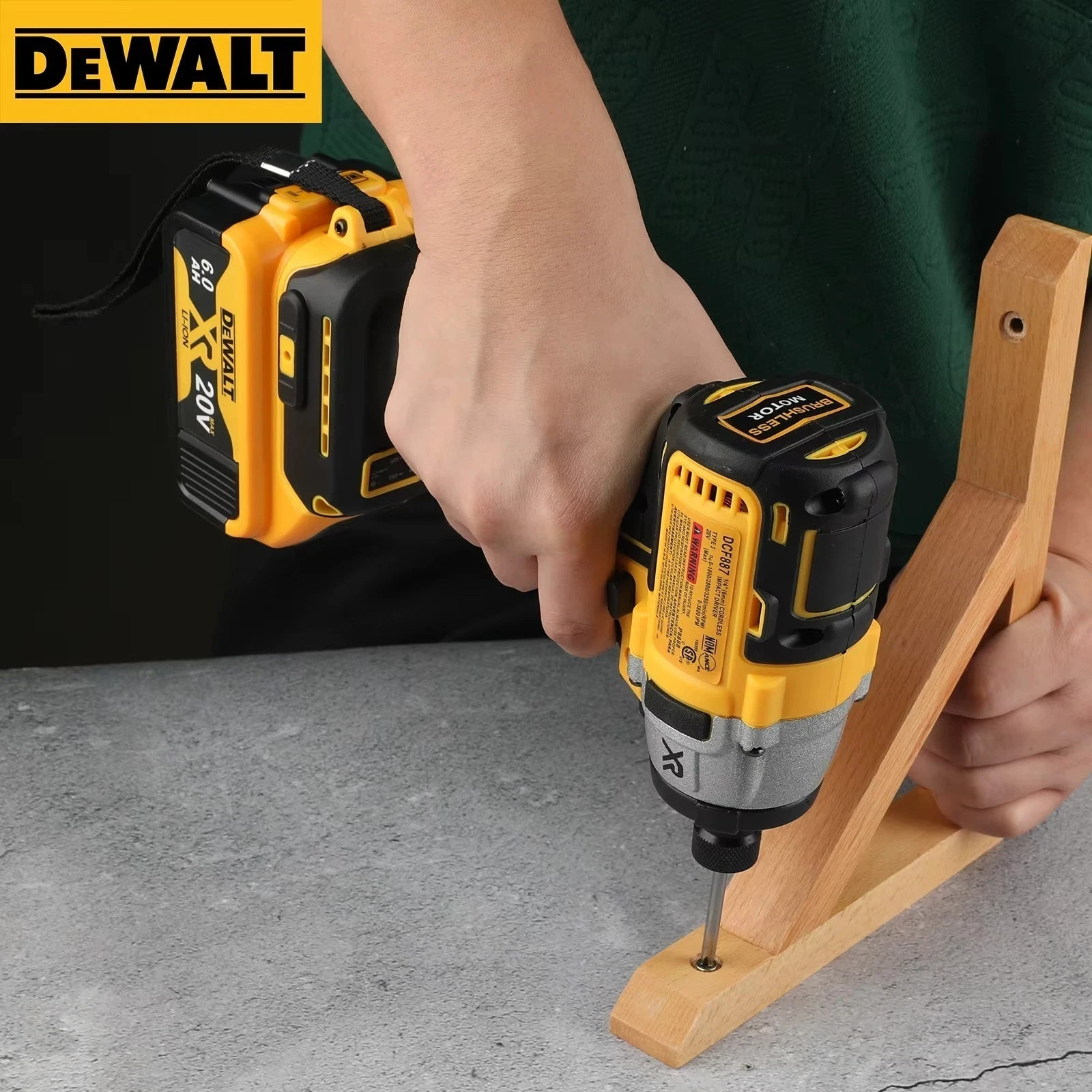 Dewalt DCD887 20V Lithium - Ion Brushless Cordless Impact Drill & Screwdriver