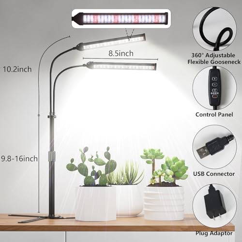 6000K Full Spectrum Grow Lights for Indoor Plants, New