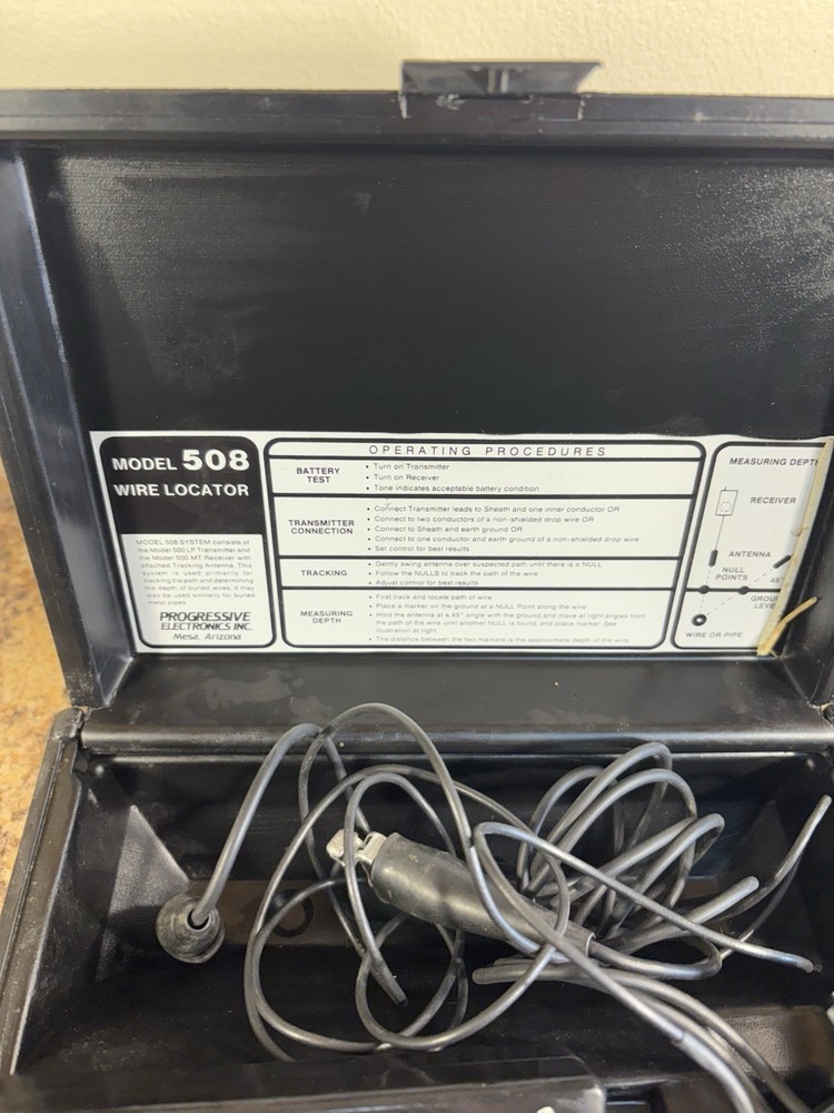Progressive Electronics Compact Cable Locator Model 508, working!