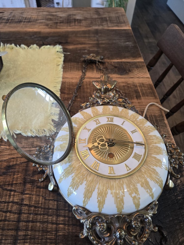 Old Brass Clock