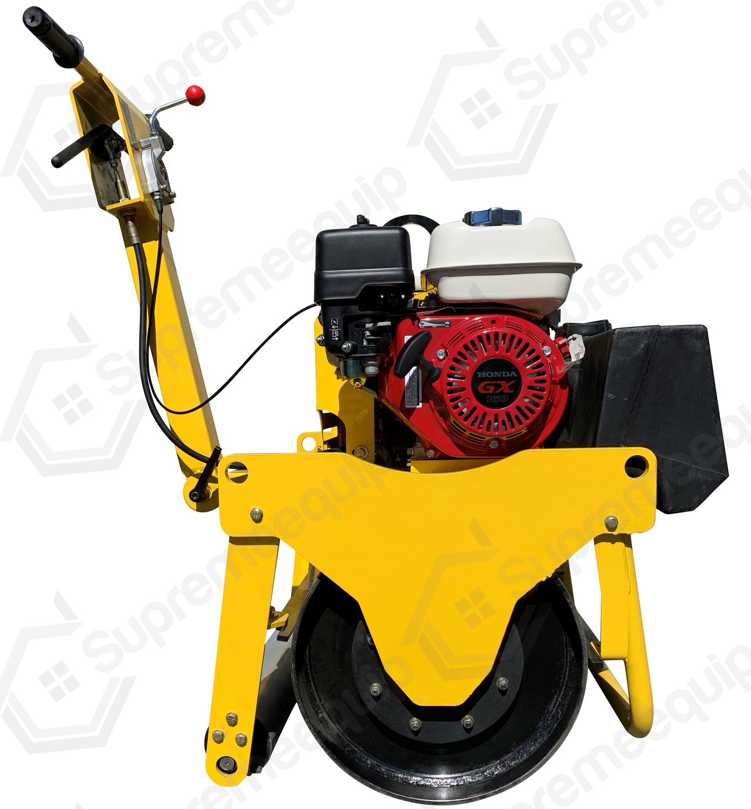 Single Drum Vibratory Roller 600 lbs Honda GX160, for road and asphalt compactor