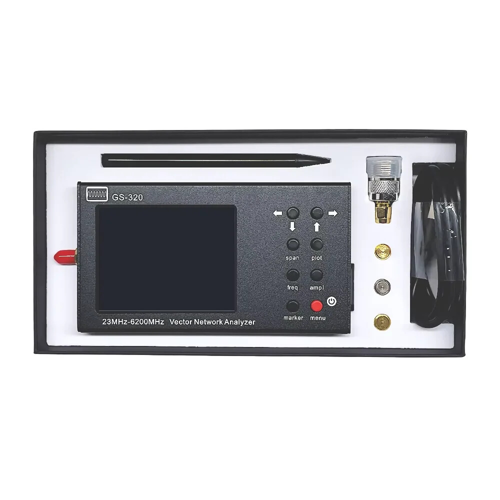 Vector Network Analyzer 23MHz-6.2GHz Antenna Analyzer 10KHz Frequency Resolution