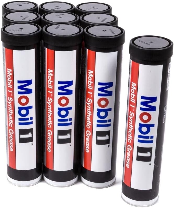 MOBIL 1 Synthetic Grease Automotive, 13.4oz Tube (121070) 10 Pack