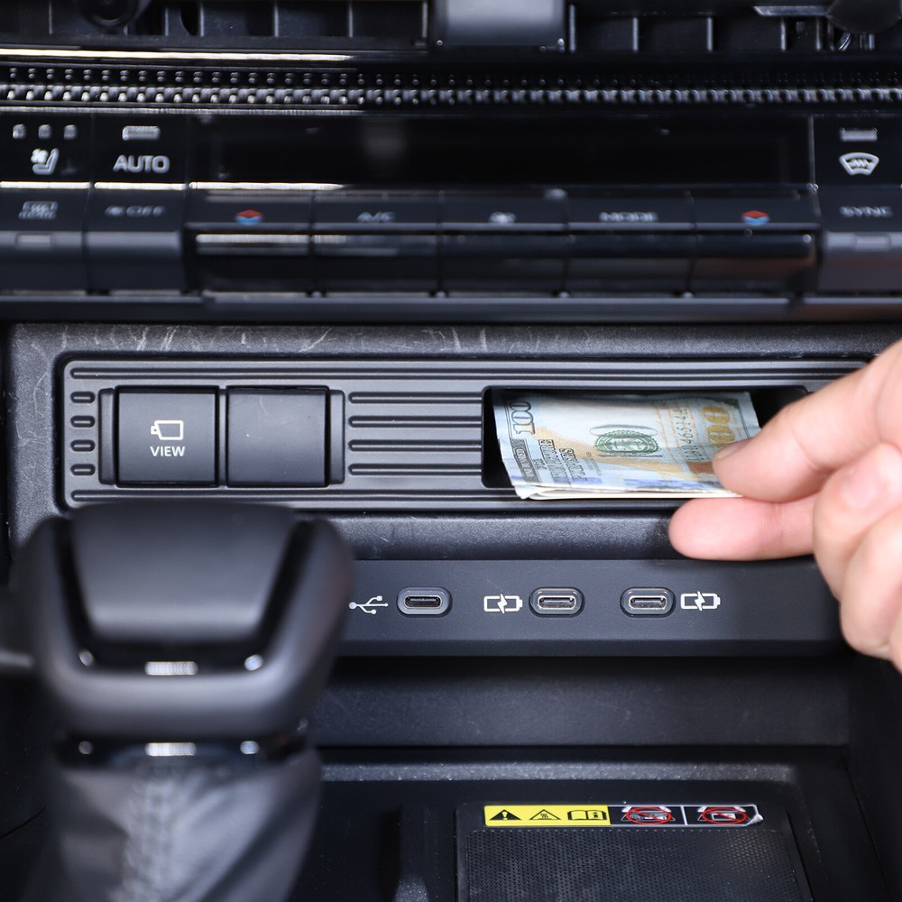 ABS Console Modify Storage Cubby Box Organizer Fits Toyota Land Cruiser 2024-26